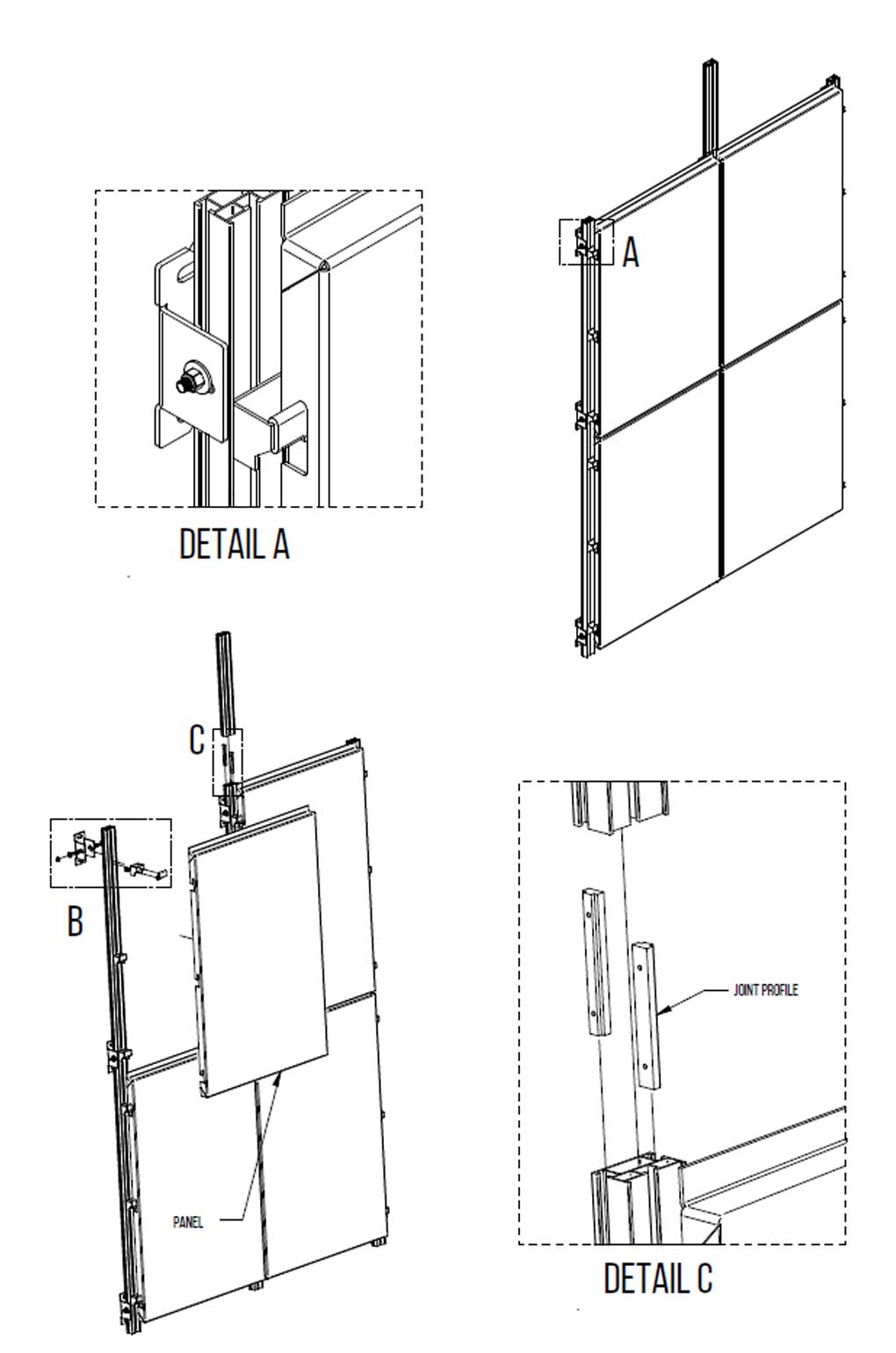 Aluminium substrucure
